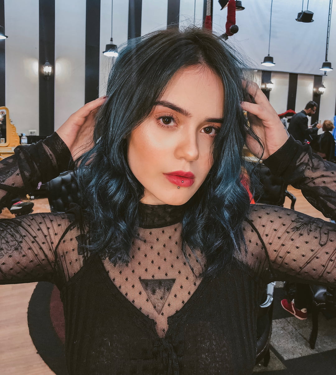 cabelo azul 54