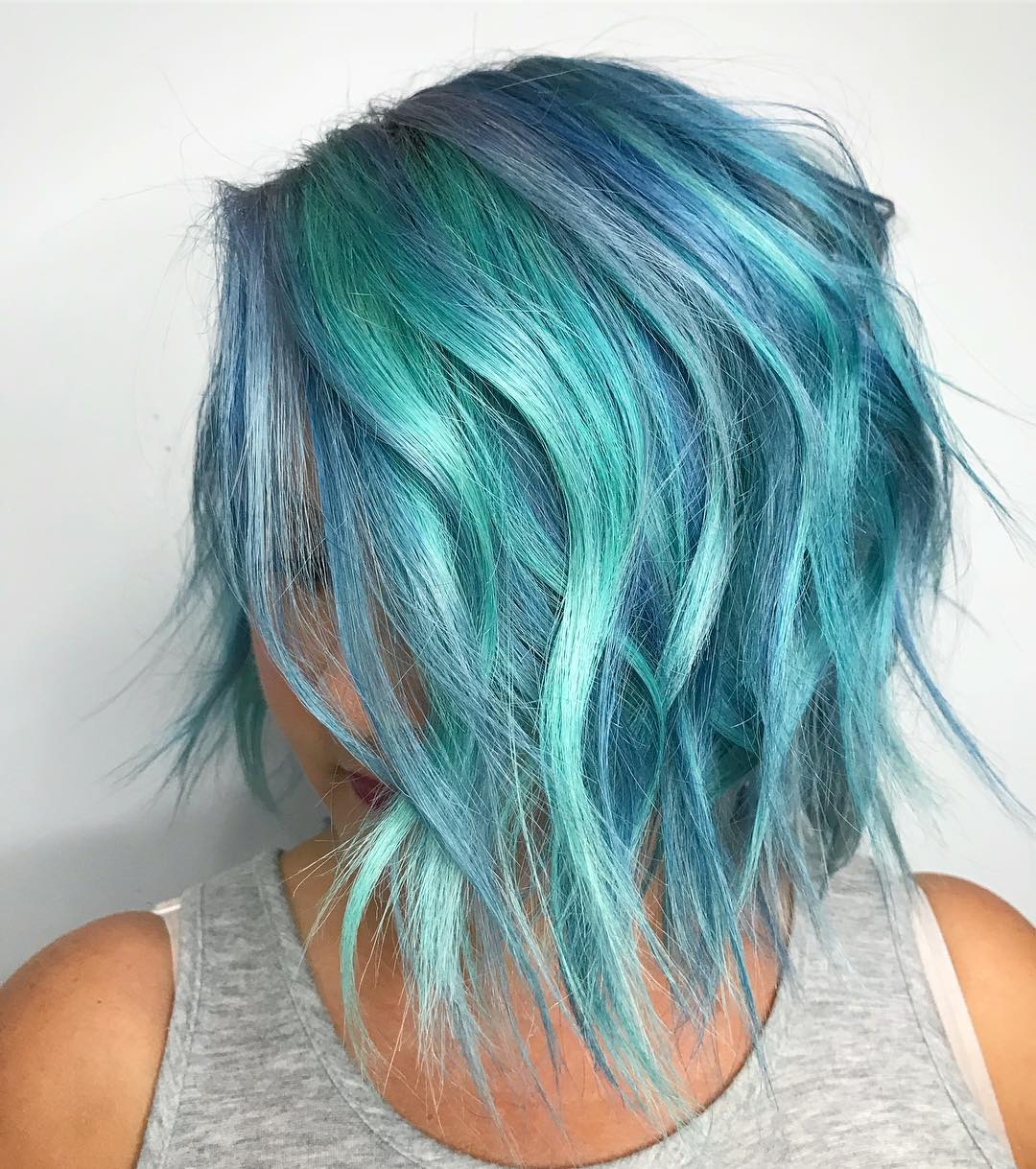 cabelo azul 77