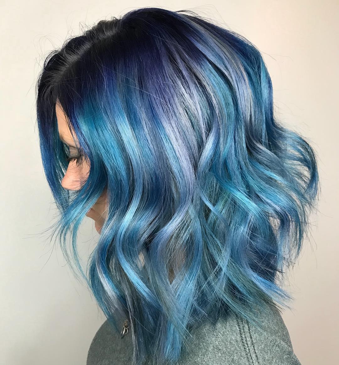 cabelo azul 69