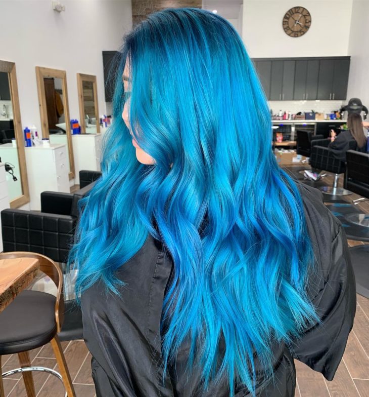 Cabelo azul: 45 fotos, tutoriais e dicas para um visual autêntico e ...
