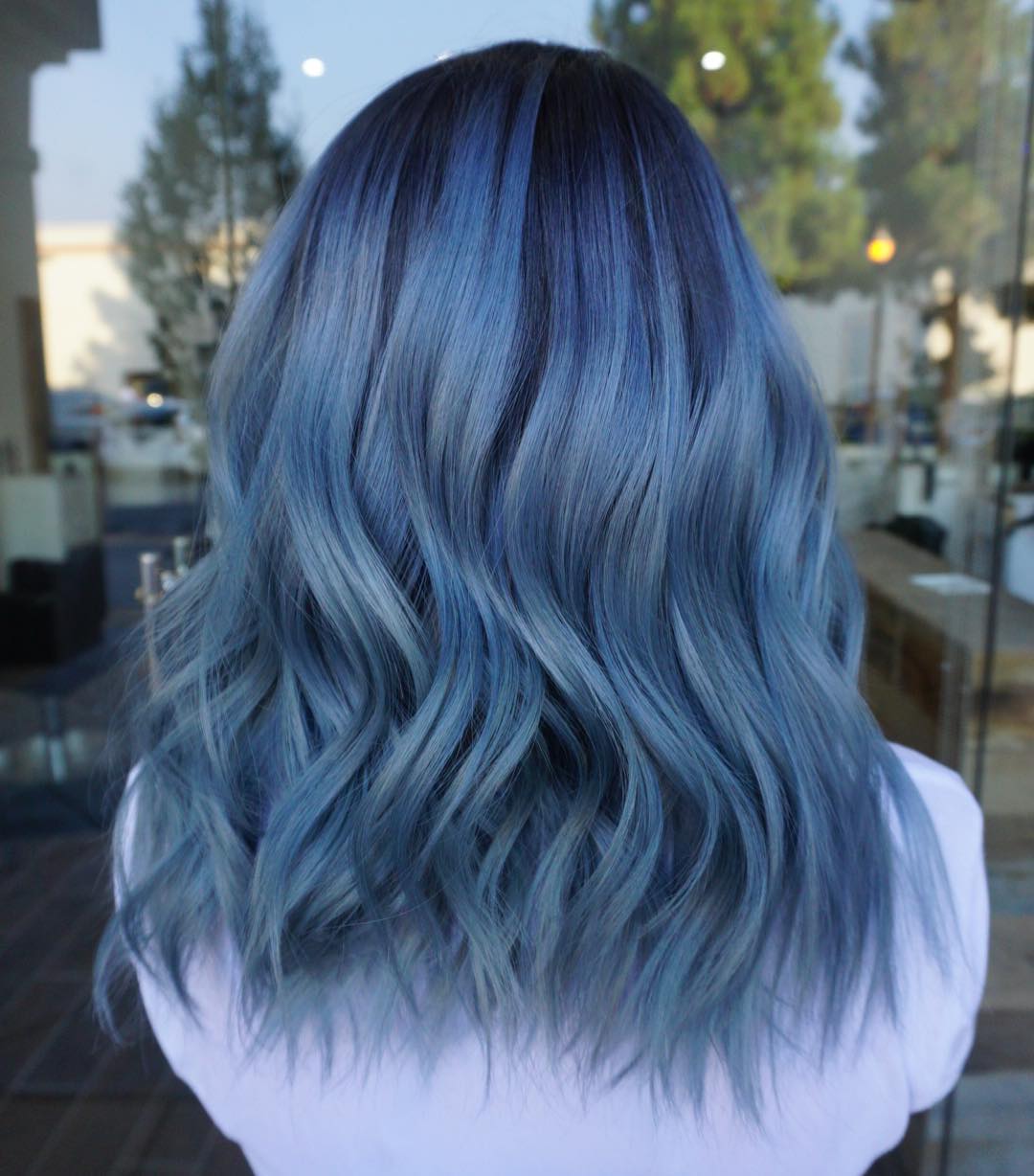 cabelo azul 75