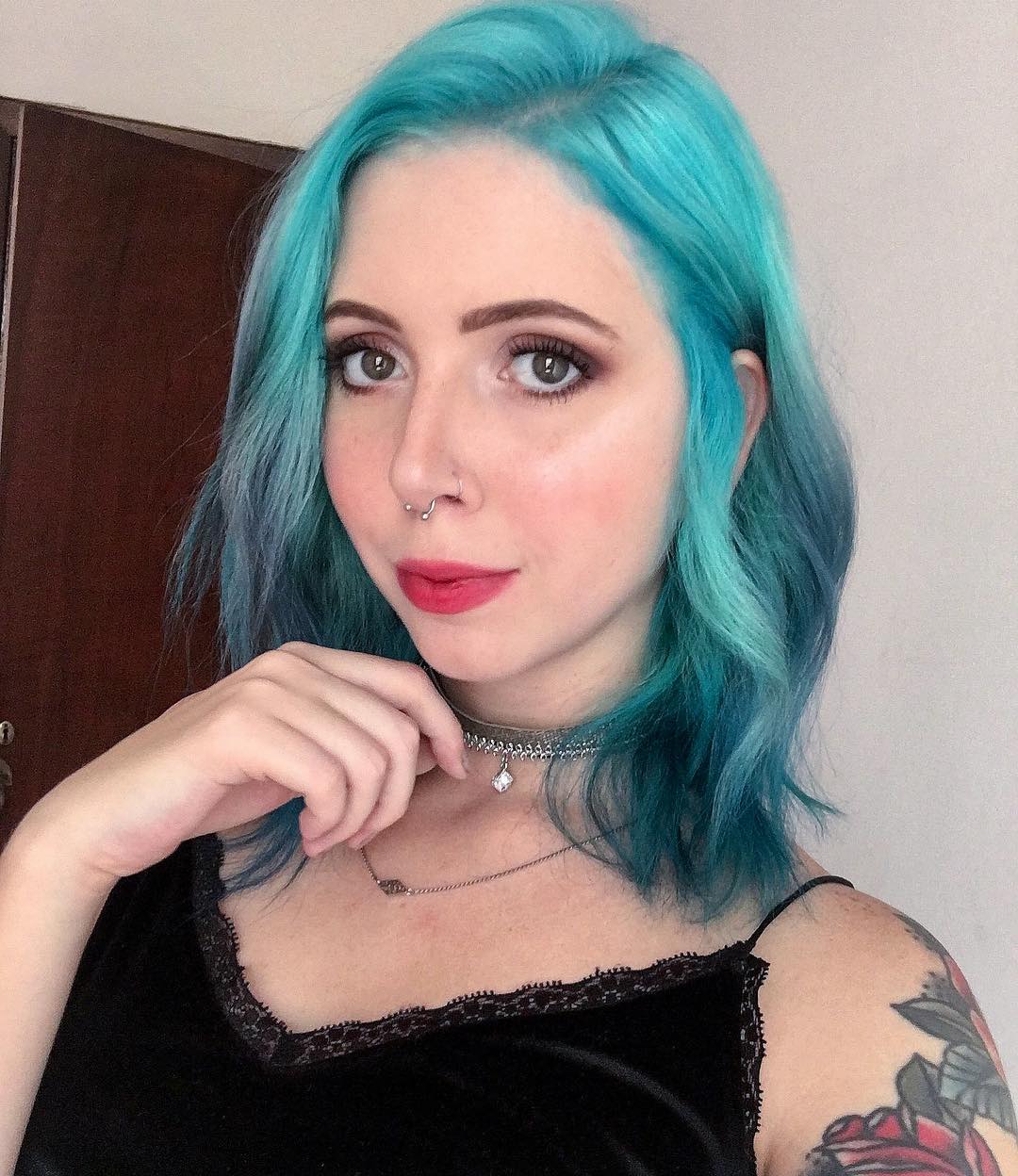 cabelo azul 89