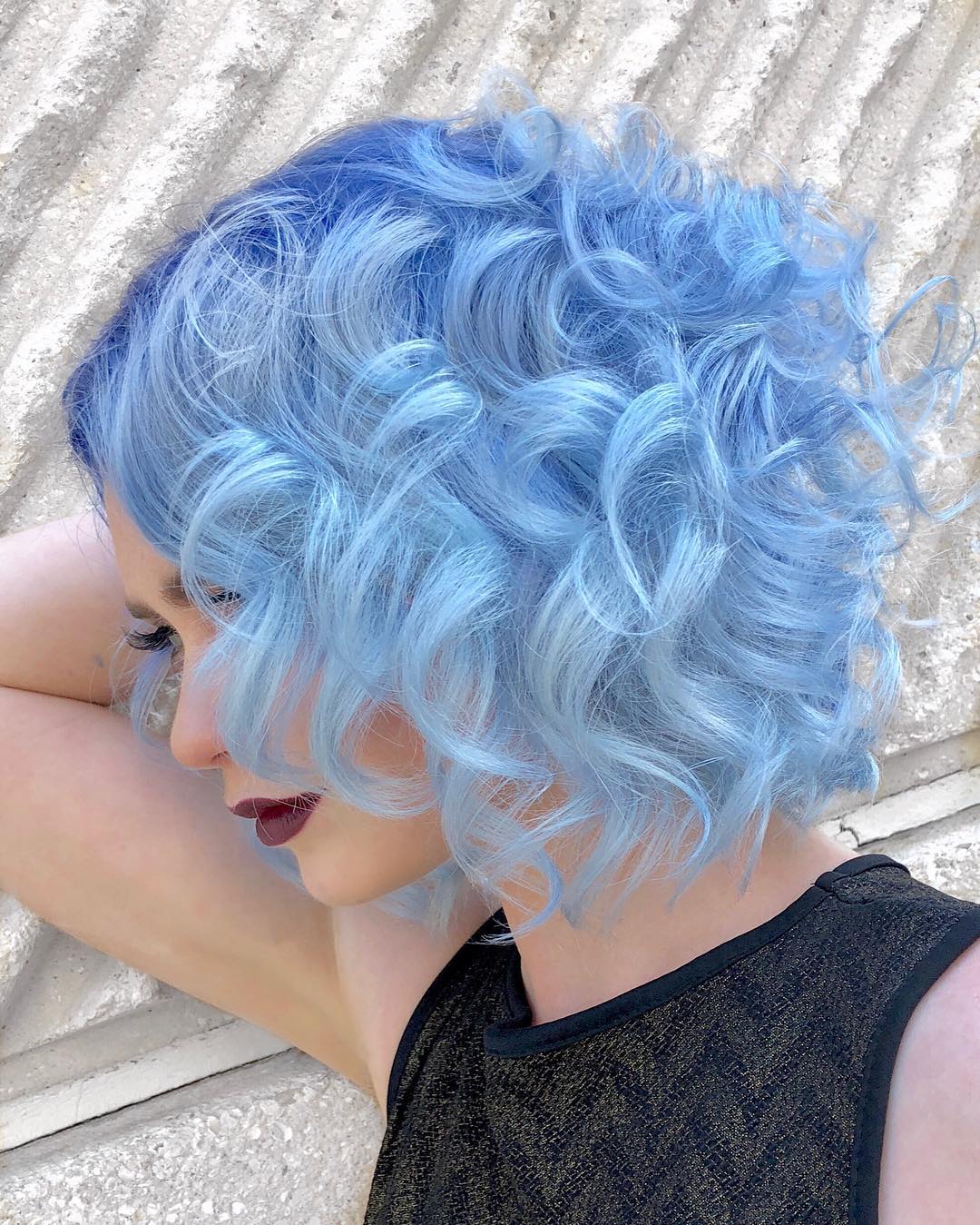 cabelo azul 85