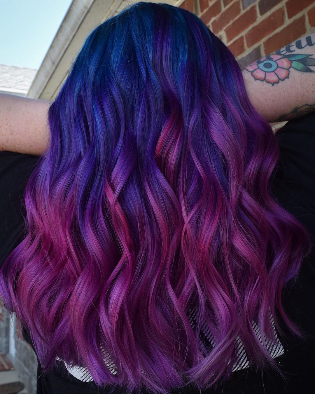 cabelo roxo 80