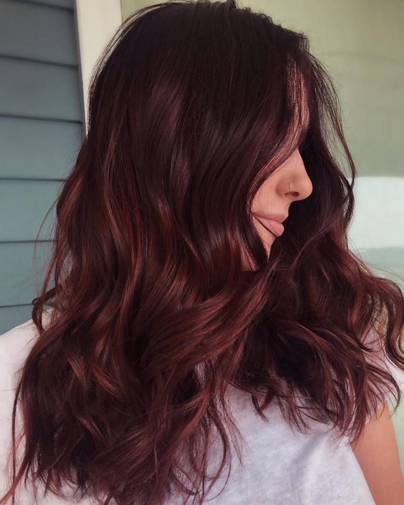 Extensoes De Cabelo Vermelho Escuro