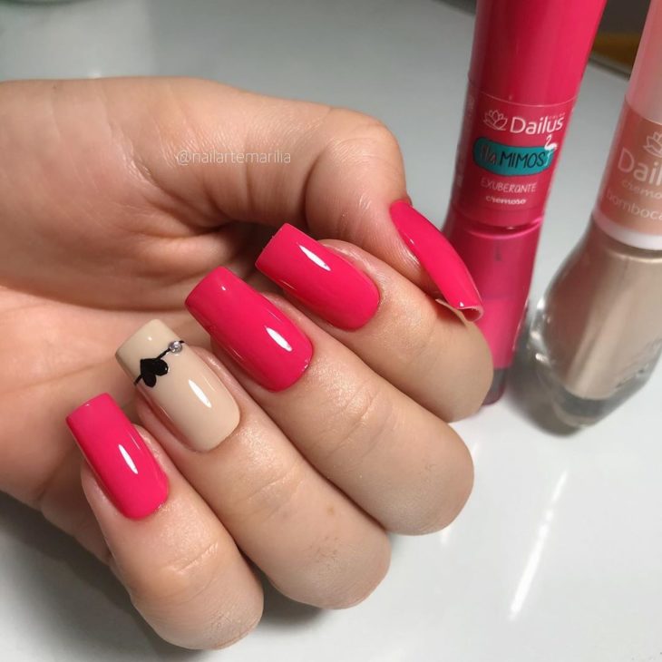 Featured image of post Unhas Decoradas Simples Rosa Se voc apaixonada por unhas decoradas e especialmente em tons de rosa o para so aqui