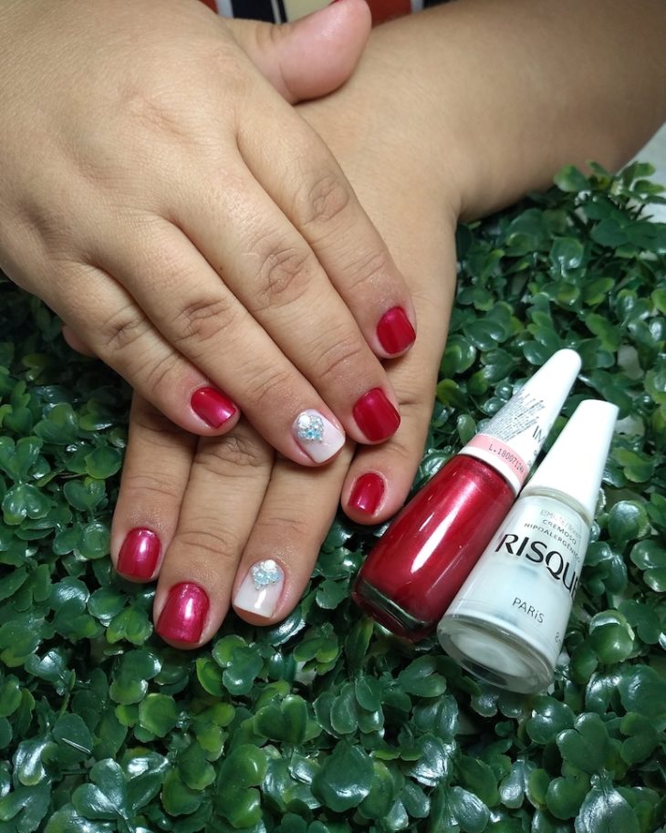 unhas para natal 100