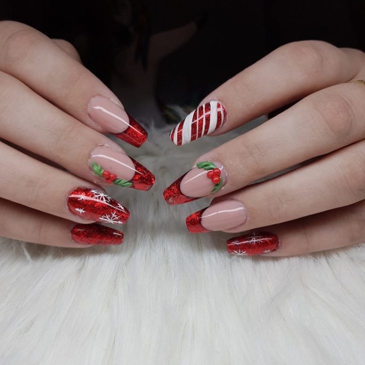 unhas para natal 135