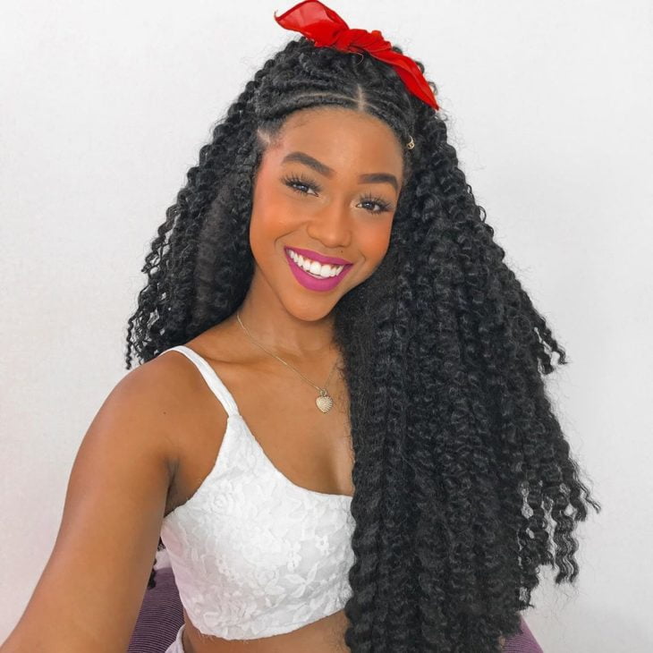 penteados afros 90