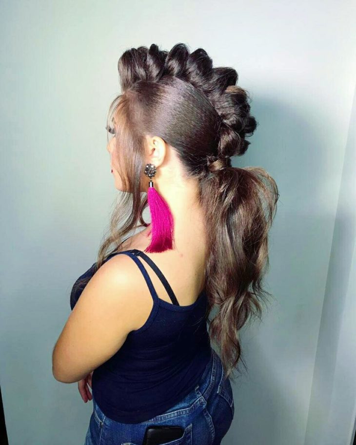 penteado moicano 67