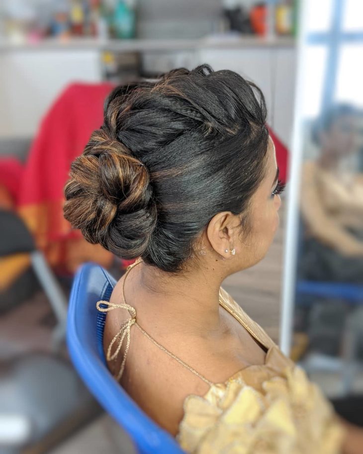 penteado moicano 70