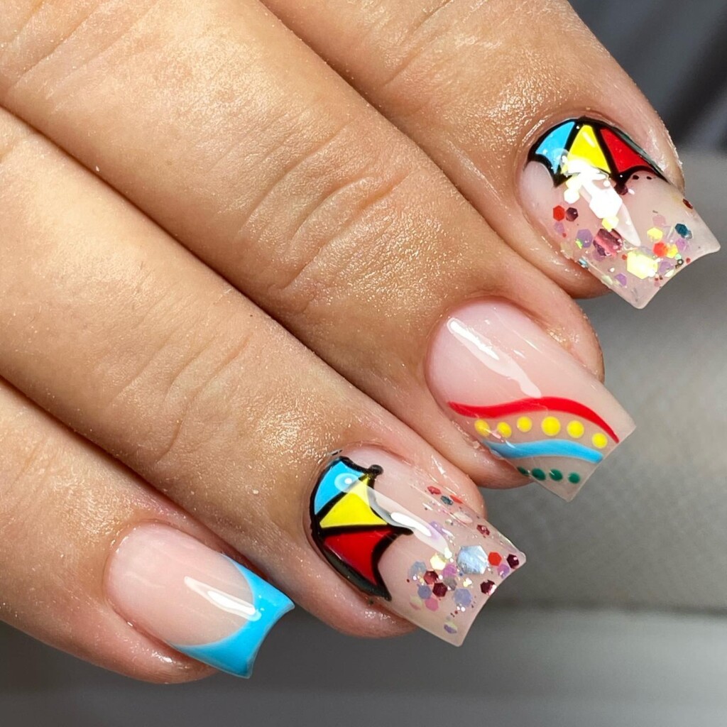 unhas para carnaval 119