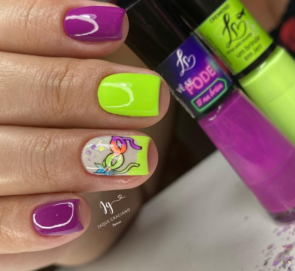 unhas para carnaval 129