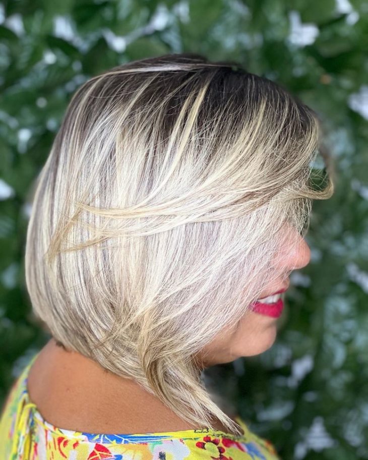 cabelo curto platinado 456