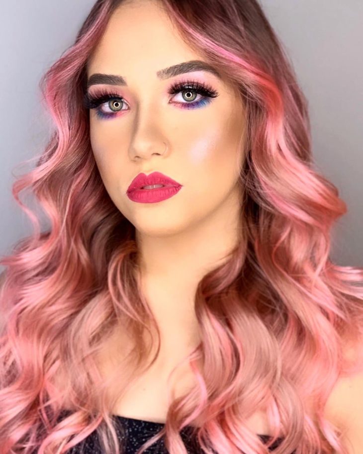 cabelo rosa pastel 69