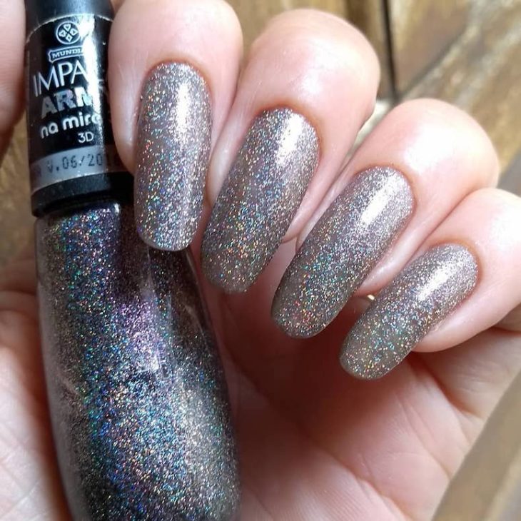 unhas com glitter 91