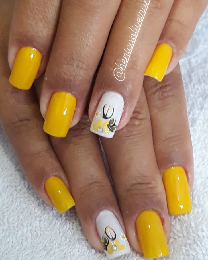 unhas de gel filha única