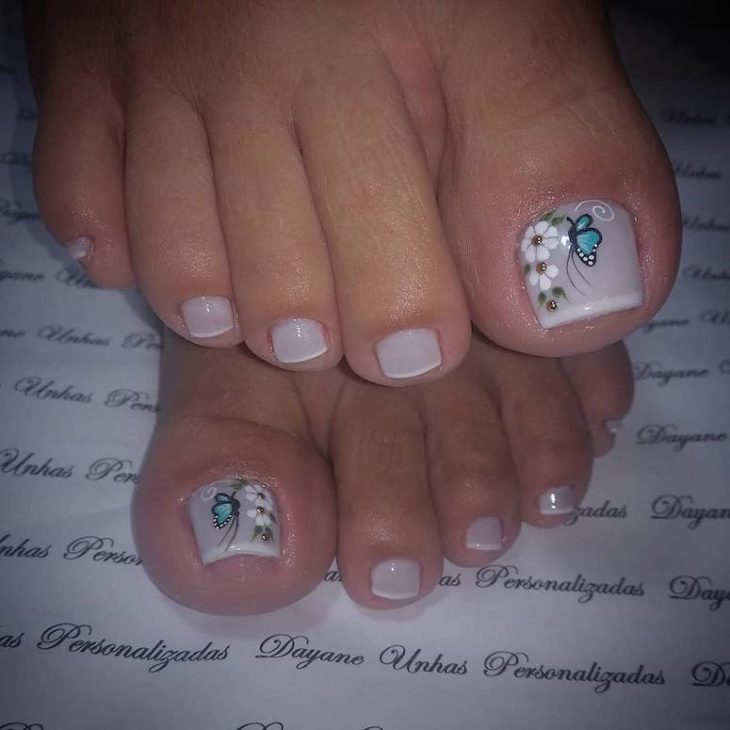 unhas decoradas com flores 191