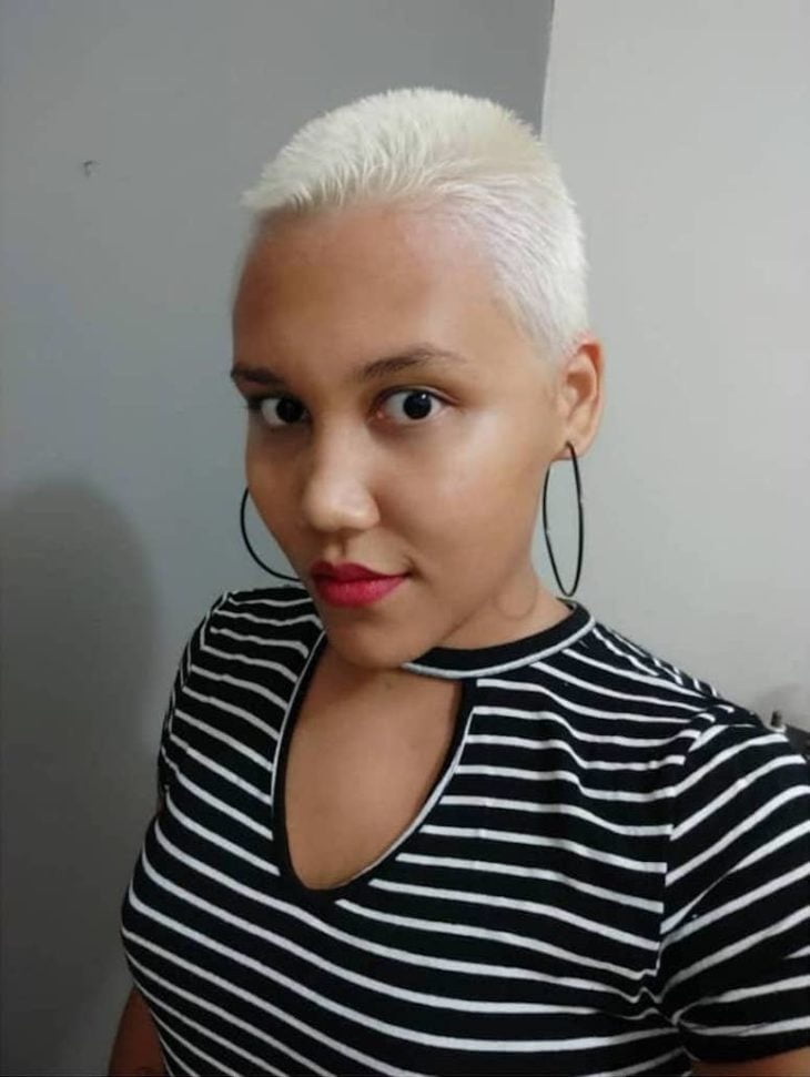 cabelo curto platinado 40