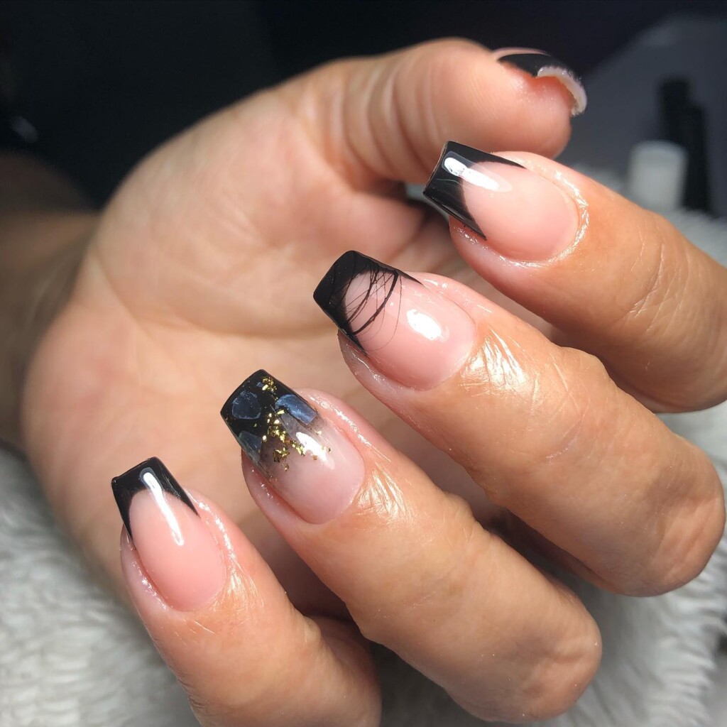 unhas de gel decoradas