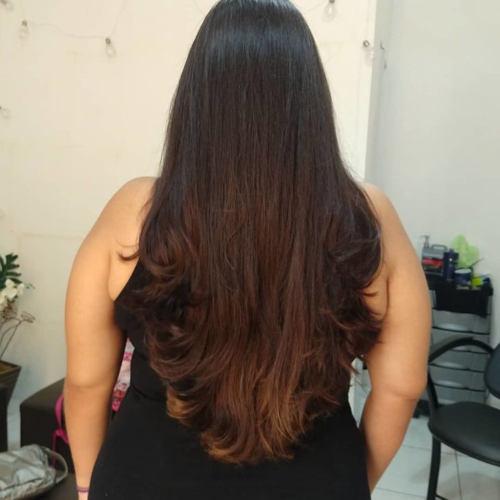 Corte degradê feminino 130