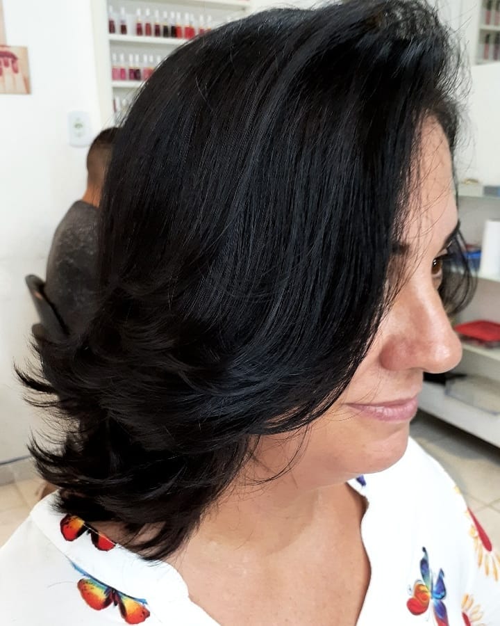 Corte degradê feminino 77