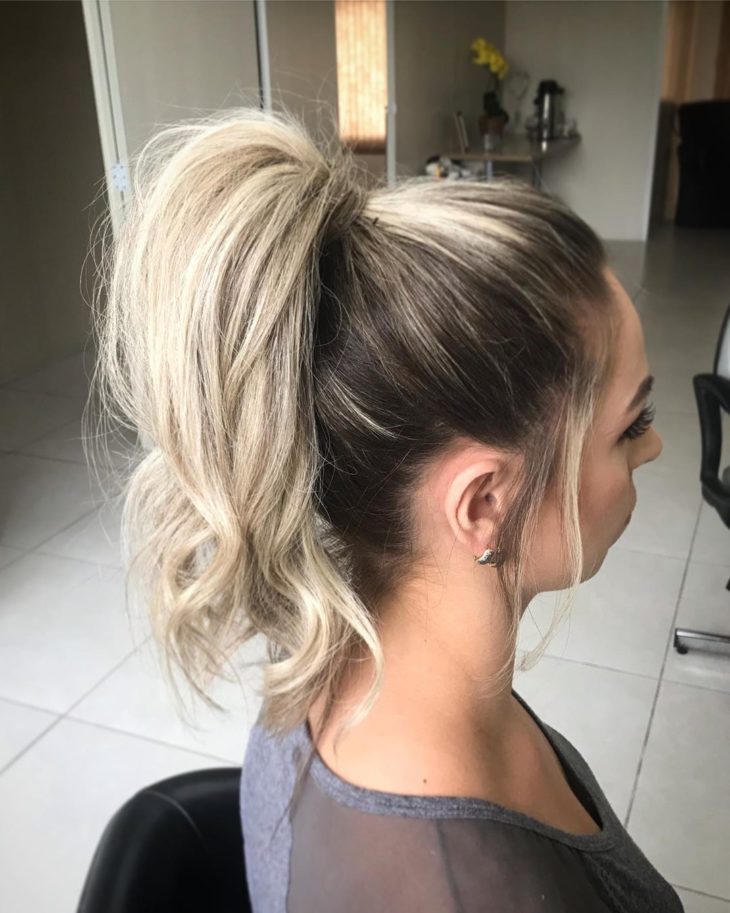 penteado rabo de cavalo 100