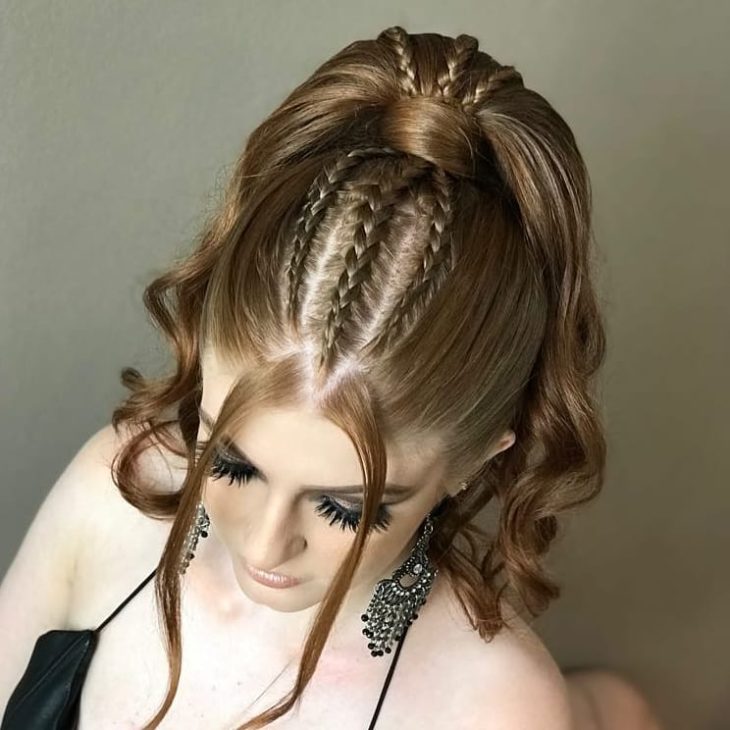 penteado rabo de cavalo 125