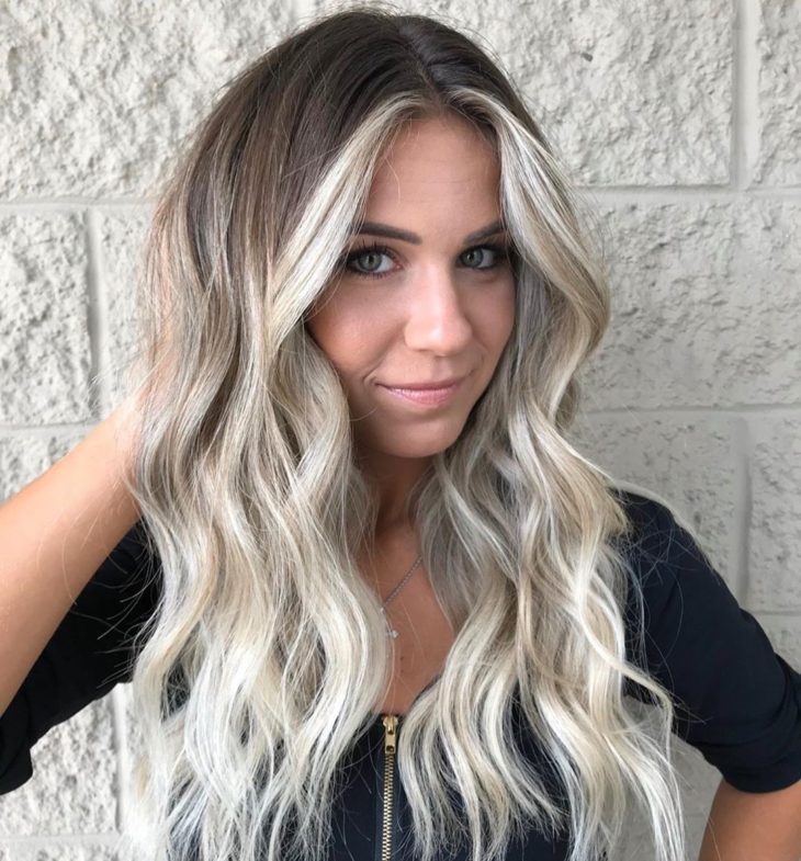 ombré hair platinado 64