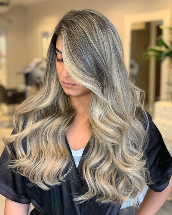 ombré hair platinado 87