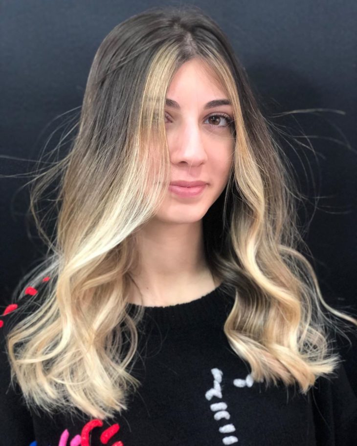 ombré hair platinado 95