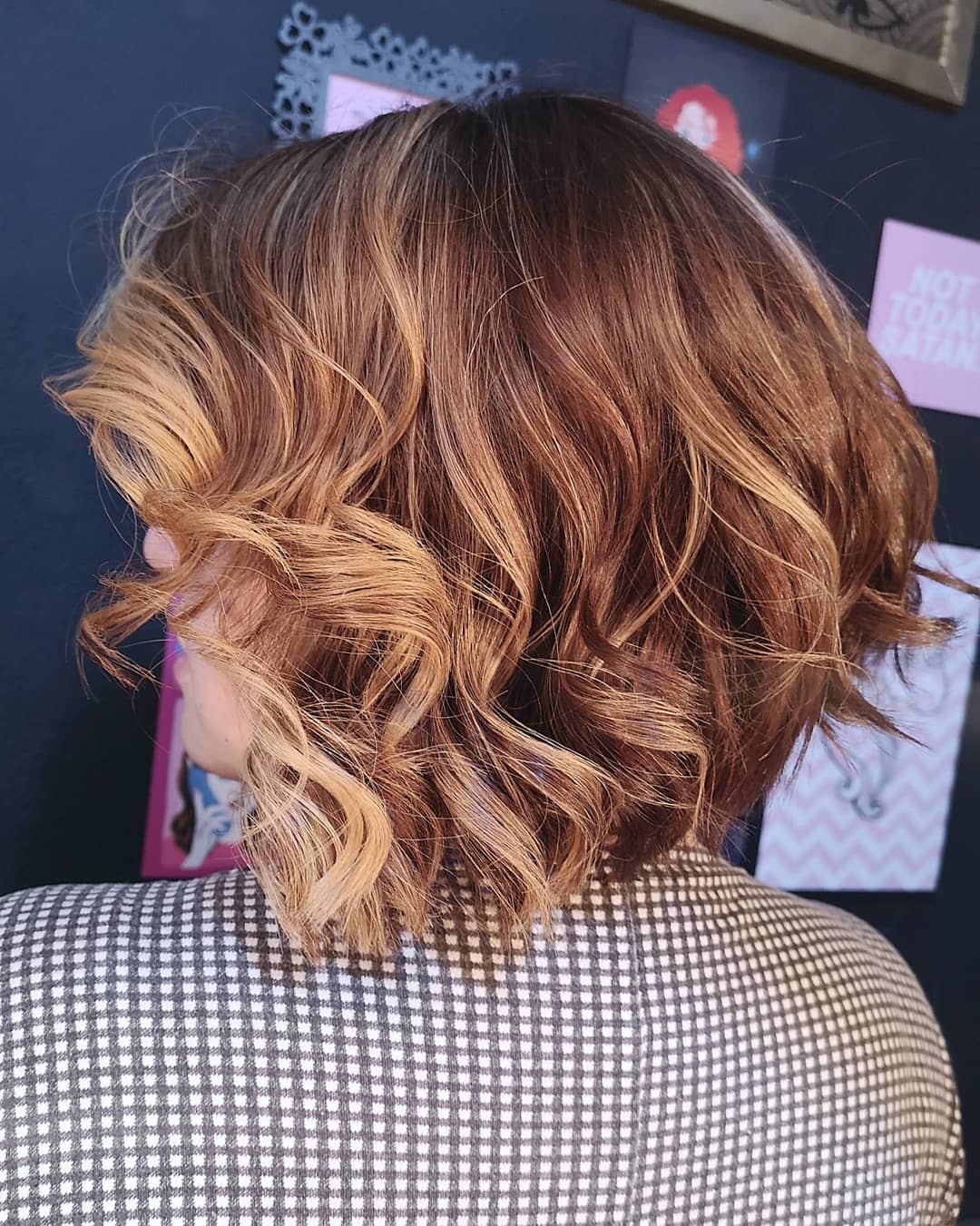 cabelo curto com mechas 91