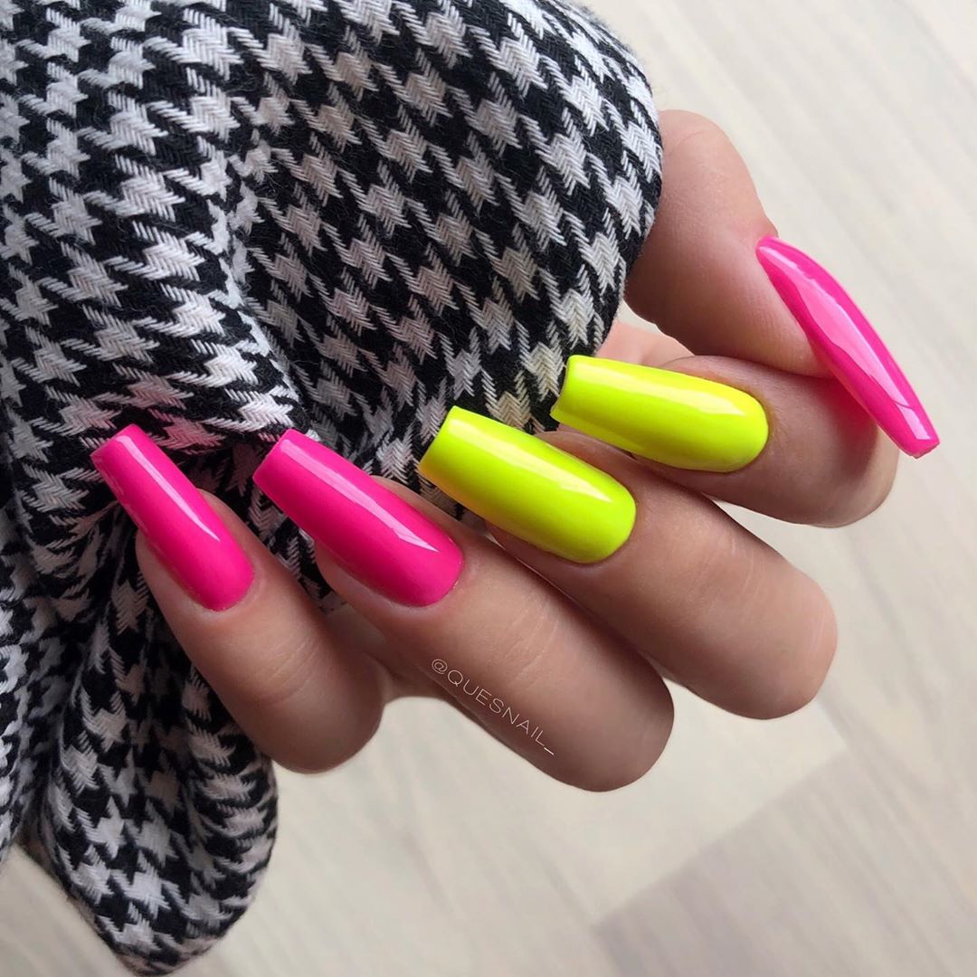 unhas neon 95