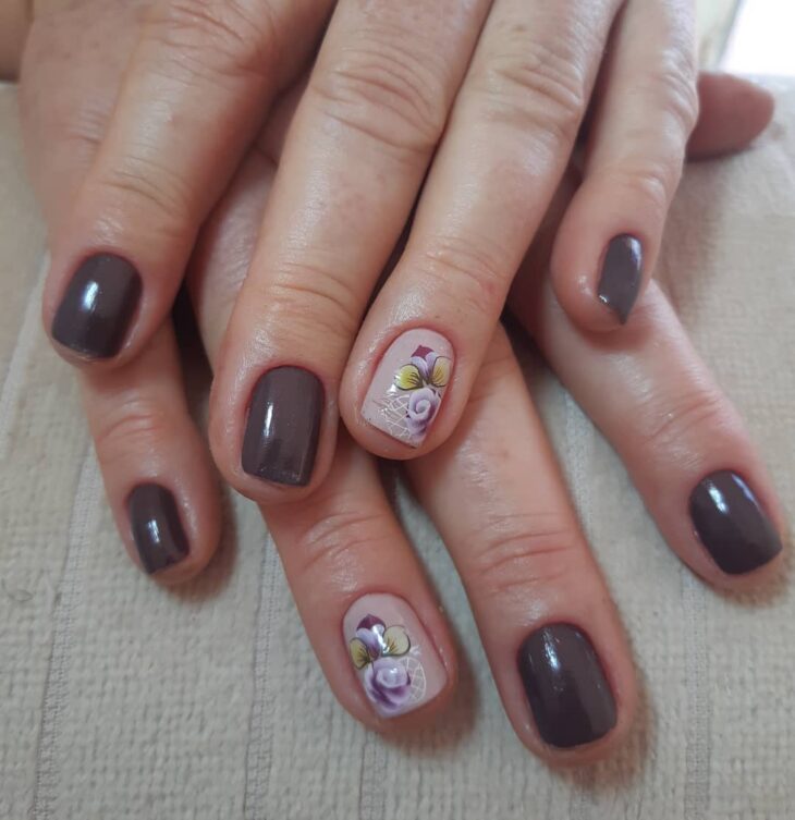 unhas decoradas nude 88