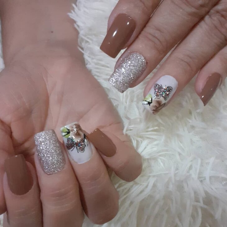 unhas decoradas nude 122