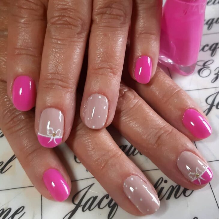 unhas decoradas rosa 97