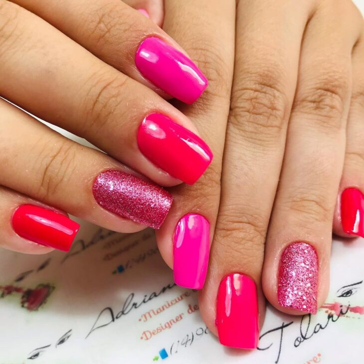 unhas decoradas rosa 125