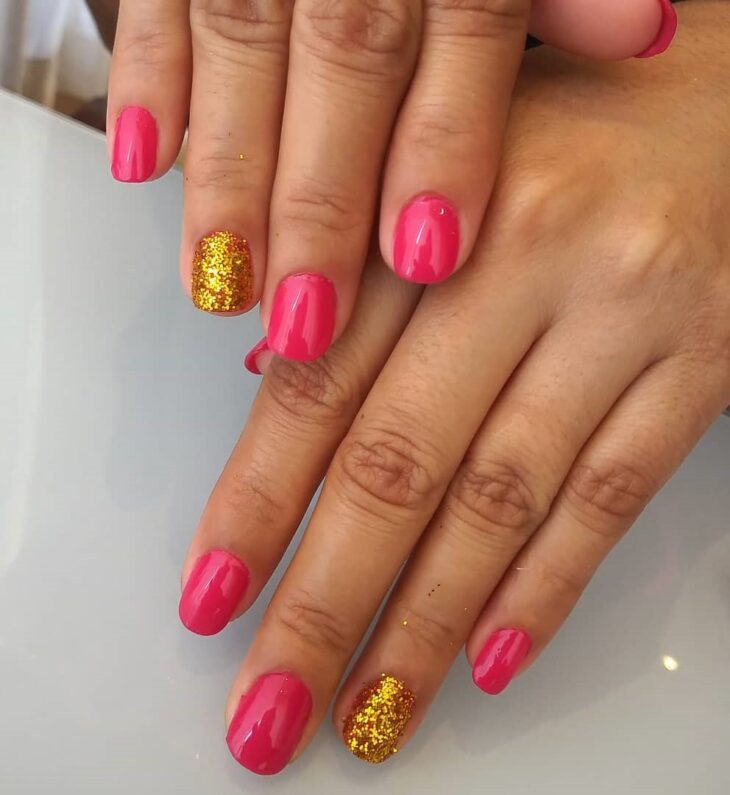 unhas decoradas rosa 134