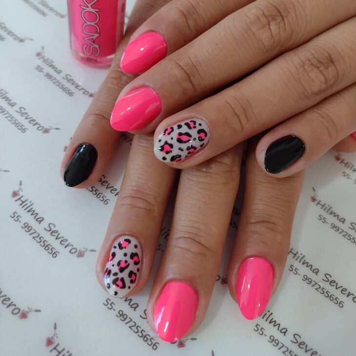 unhas decoradas rosa 147