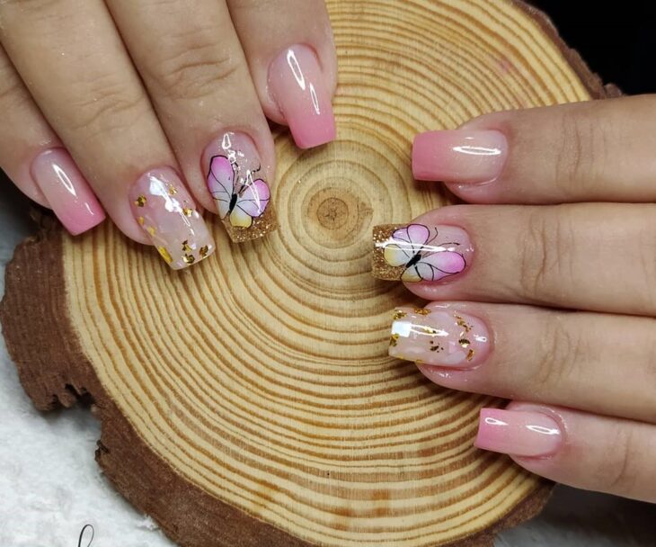 unhas decoradas rosa 150