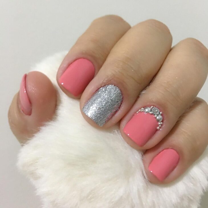 unhas decoradas rosa 167