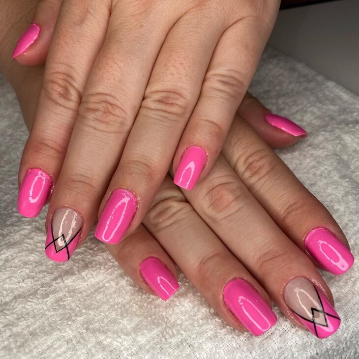 unhas decoradas rosa 105