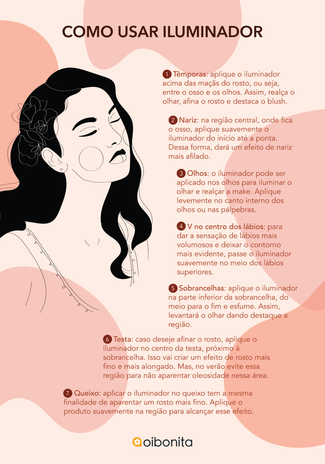 Como usar iluminador saiba em que partes do rosto usar e como aplicar