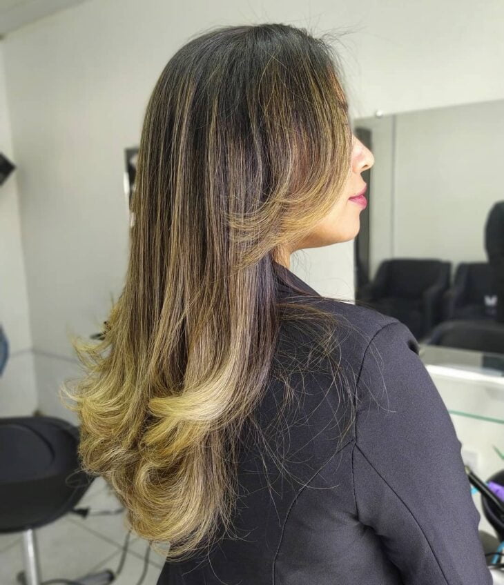 cabelo longo repicado 90