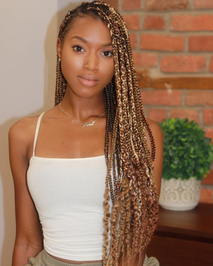 box braids chanel 34