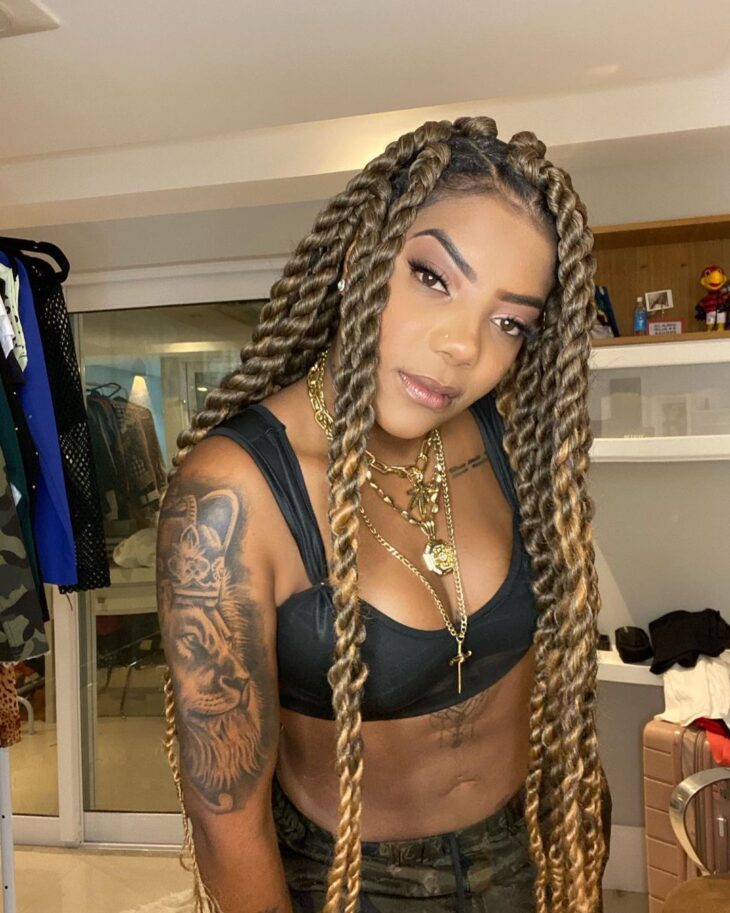 box braids loiro 48