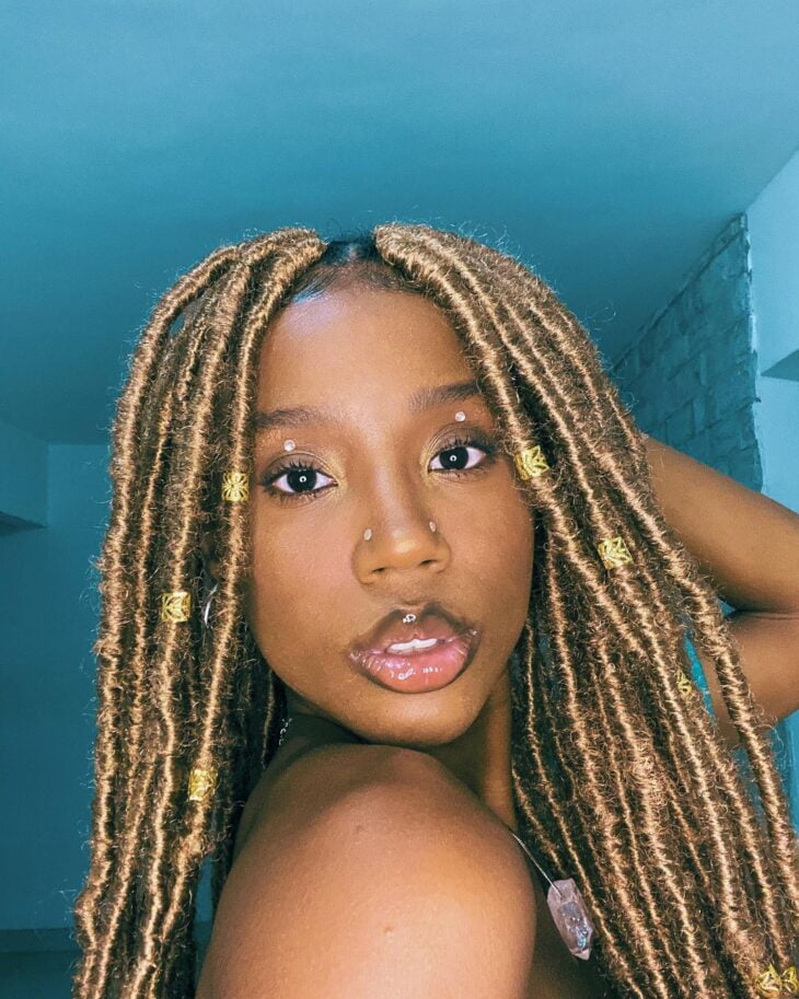 box braids loiro 65