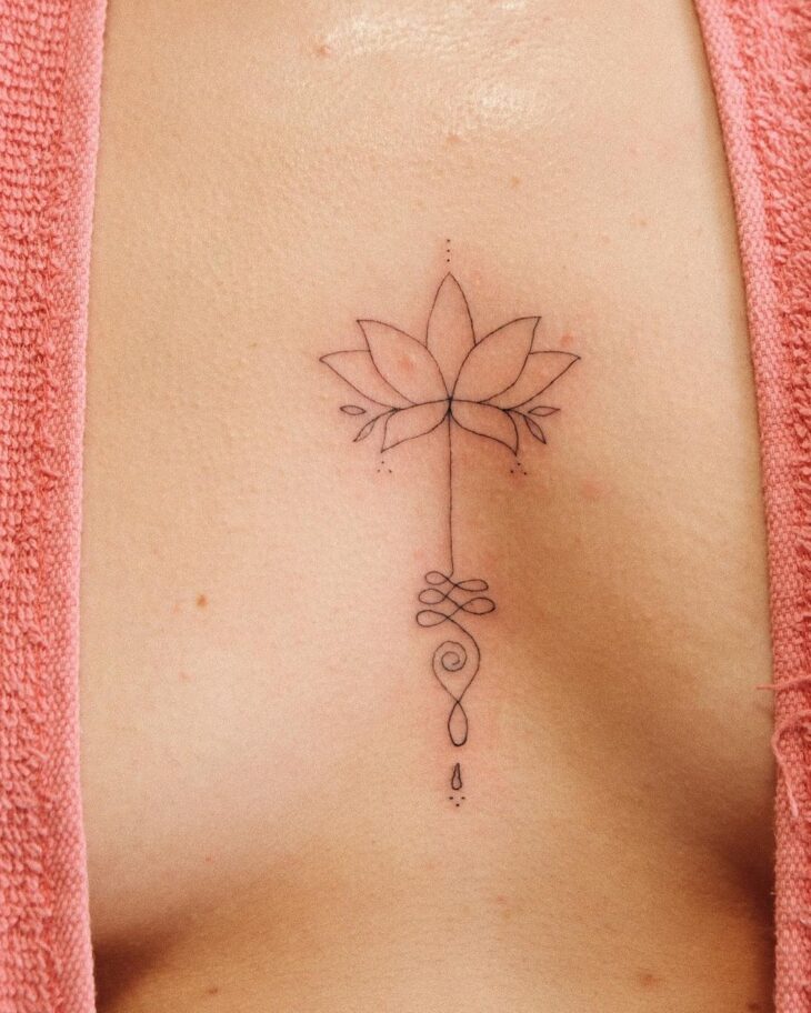 Tatuagem de flor pequena 57