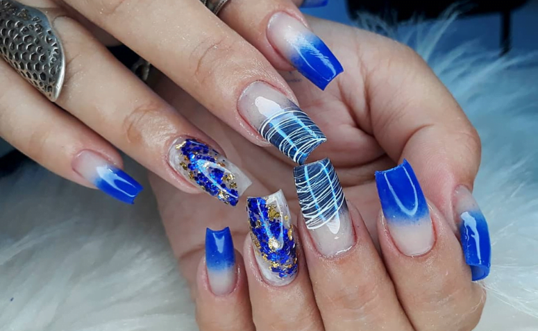 60 ideias de unhas decoradas em azul para apostar nessa cor incrível