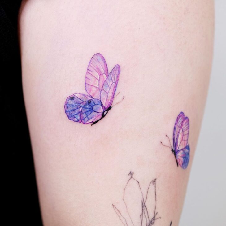 tatuagem de borboleta 120